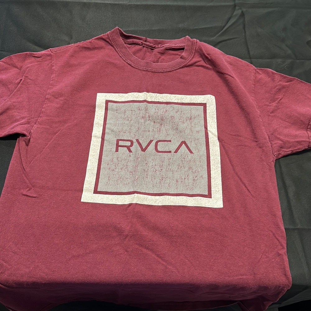 RVCA maroon shirt men’s small